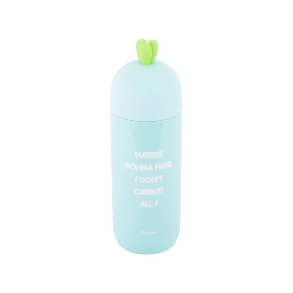 Cute Carrot világoskék rozsdamentes termosz, 280 ml - Tantitoni