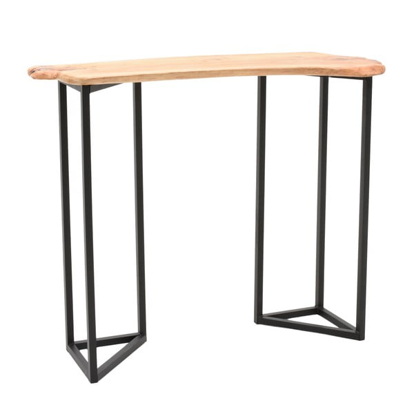 Natural fa konzolasztal cédrusfa asztallappal - InArt