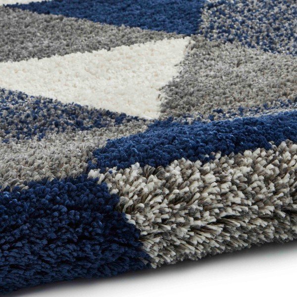 Royal Nomadic Angles kék-szürke szőnyeg, 160 x 220 cm - Think Rugs-image-4