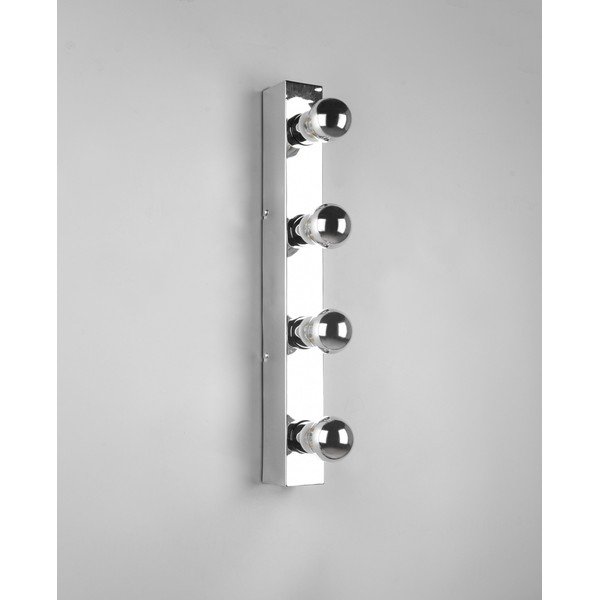 Fényes ezüstszínű fali lámpa Theatro – Trio-image-3