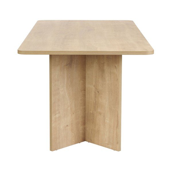 Étkezőasztal tölgyfa dekorral 90x180 cm Linza – Kalune Design-image-4