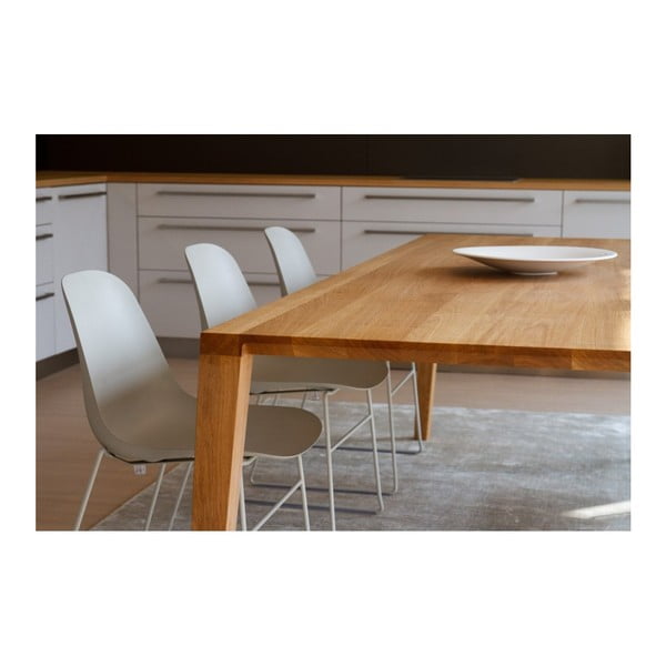 Ka tömör tölgyfa étkezőasztal, 220 cm - Javorina-image-1