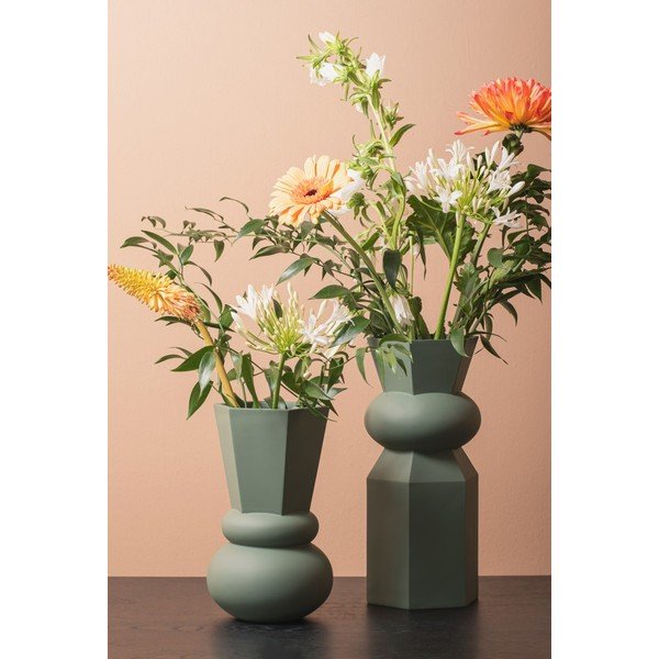 Zöld váza Crown - PT LIVING-image-1