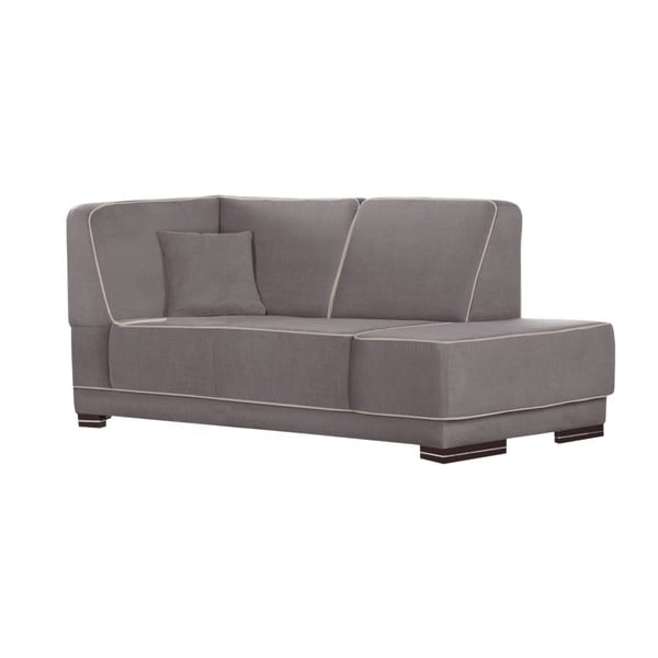 Cara szürkésbézs jobb oldali kanapé, krémszínű elemekkel - L'Officiel Interiors