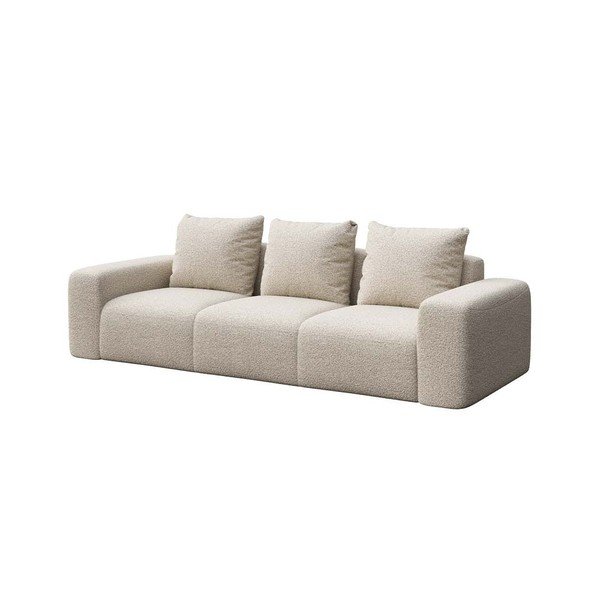 Bézs buklé kanapé 287 cm Monce – Rodier-image-2
