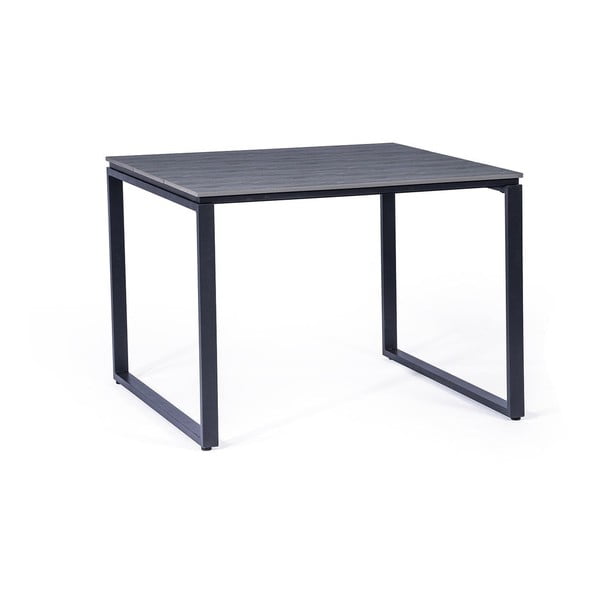 2 db rattan étkezőszék Carla és fekete asztal Strong - Bonami Essentials-image-1