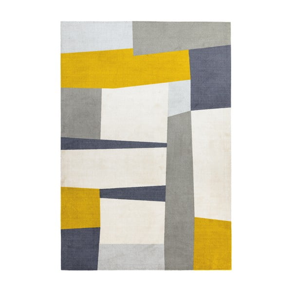Riley Carso sárga-szürke szőnyeg, 160 x 240 cm - Asiatic Carpets
