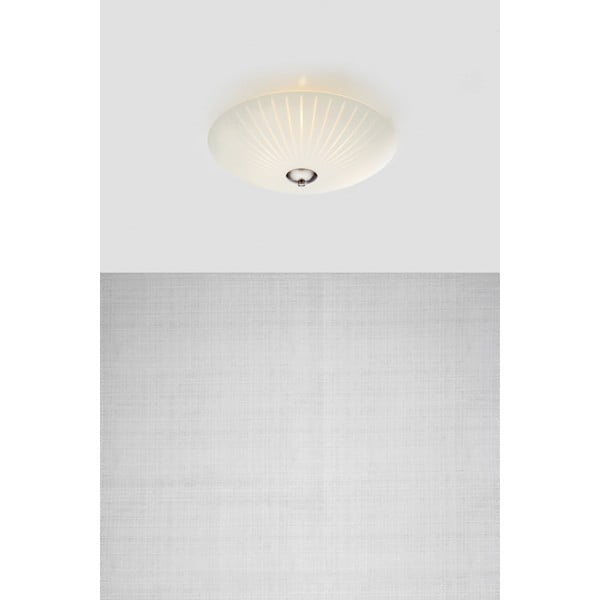Fehér mennyezeti lámpa üveg búrával ø 43 cm Cut – Markslöjd-image-1