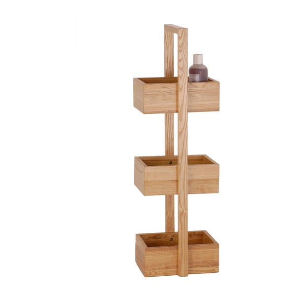 Caddy Mezza tölgyfa fürdőszobai állvány, magasság 84 cm - Wireworks-image-2