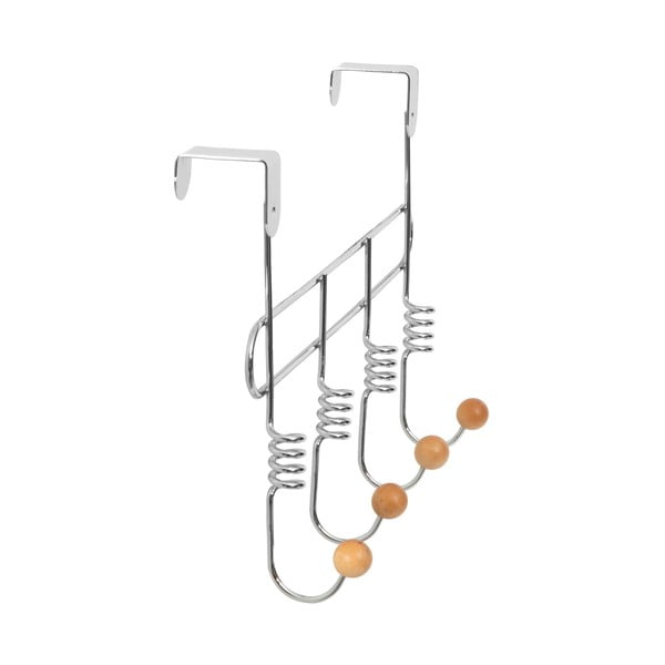 Ezüstszínű fém ajtófogas 33 cm Spirale – Compactor-image-4