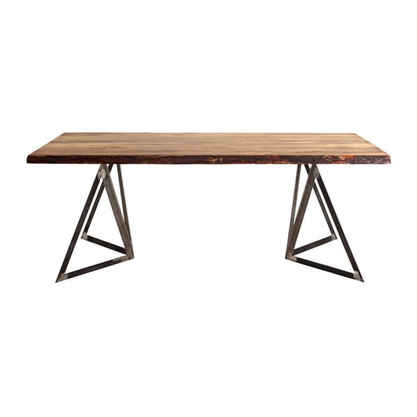 Sherwood étkezőasztal borovi fenyőfa asztallappal, 240 x 100 cm - Custom Form