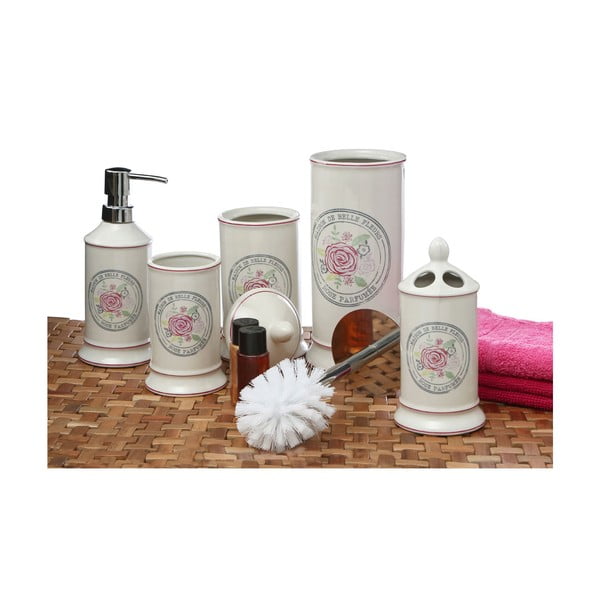 Belle krémszínű agyagkerámia WC-kefe - Premier Housewares-image-1