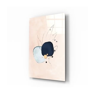 Abstract Hand üvegkép, 46 x 72 cm - Insigne