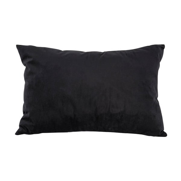 Leaves fekete-fehér bársony párna, 60 x 40 cm - PT LIVING-image-2