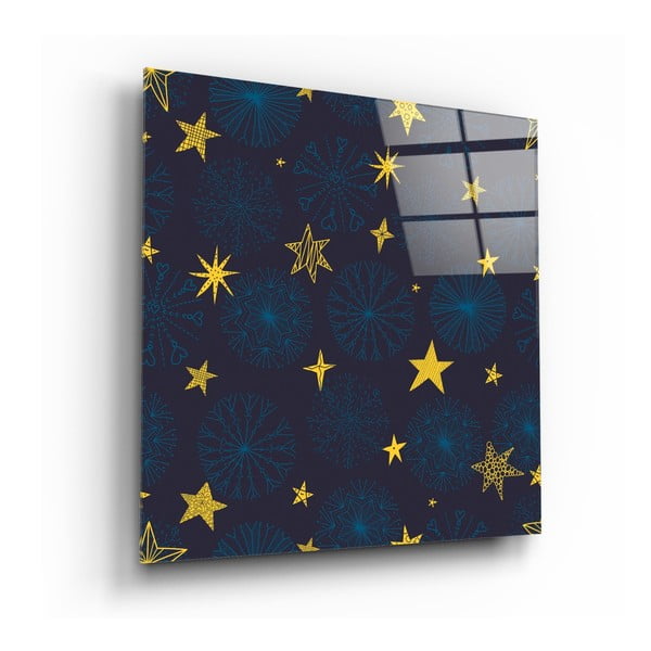 Snow and Stars üvegkép, 40 x 40 cm - Insigne