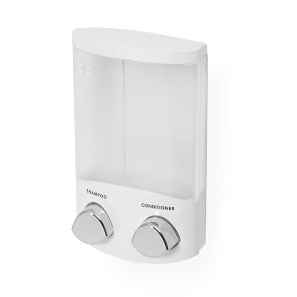 Fehér öntapadós műanyag szappanadagoló 620 ml Duo – Compactor-image-3