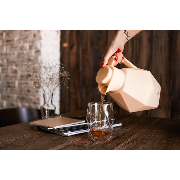 Geo krémszínű termosz, 1 l - Vialli Design-image-3