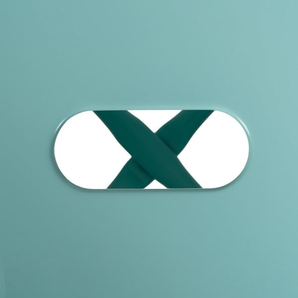 Türkiz fém bárszék szett 2 db-os (ülésmagasság 61 cm) – Ixia-image-3