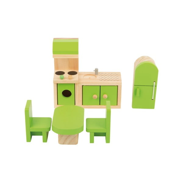 Kitchen fa bútorszett játékbabáknak - Legler