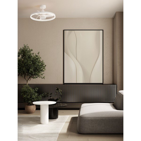 Fehér fém LED dimmelhető mennyezeti lámpa Lunair – Nova Luce-image-1