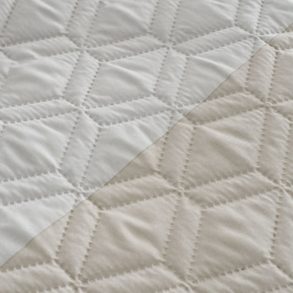 Bézs egyszemélyes ágyneműhuzat 135x200 cm Ombre Geo - Catherine Lansfield-image-4