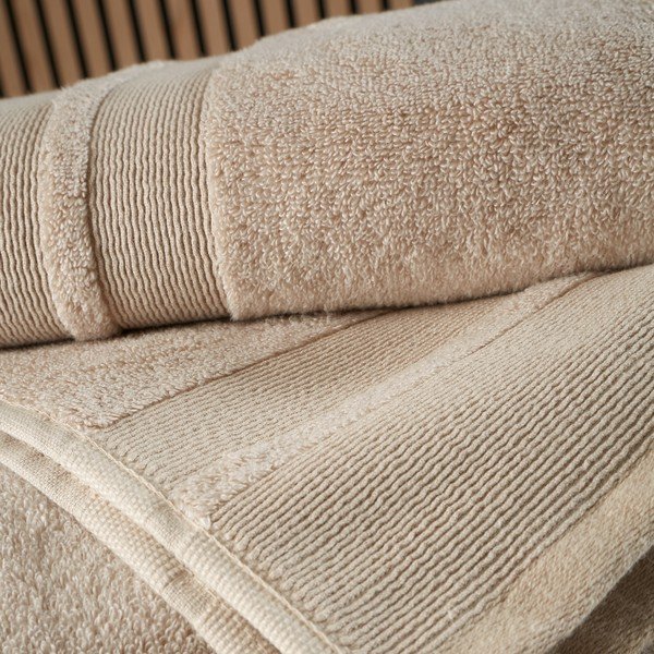 Krémszínű fürdőlepedő 70x120 cm Zero Twist – Content by Terence Conran-image-1