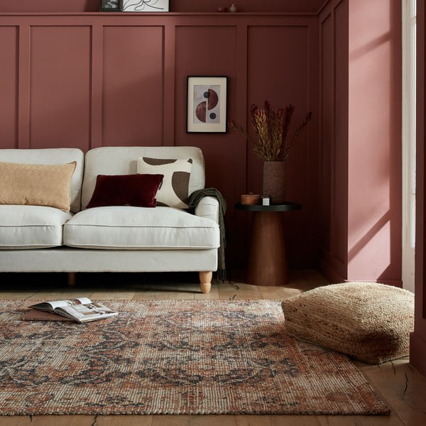 Natúr színű kézi szövésű juta keverék szőnyeg 80x150 cm Miley – Flair Rugs-image-1