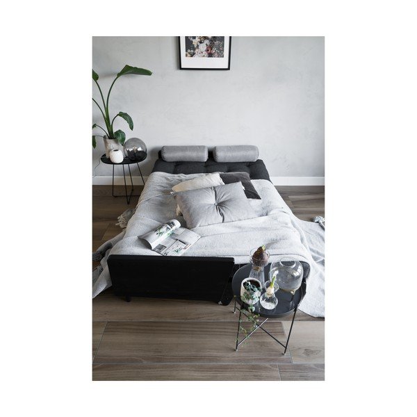 Indie Black/Dark Grey/Granite Grey kihúzható kanapé - Karup-image-4