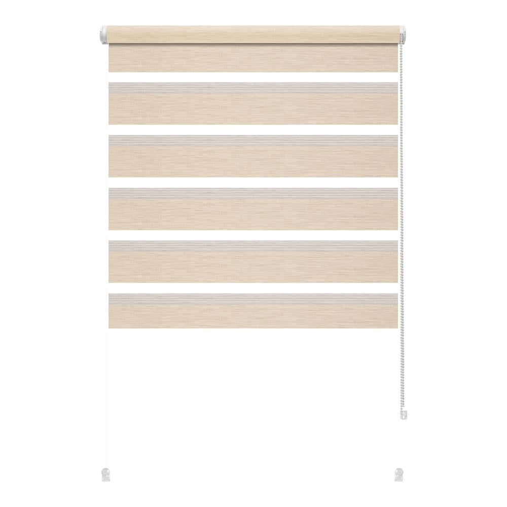 Krémszínű nappali-éjszakai roló 57x150 cm Zebra Silvalin Gardinia