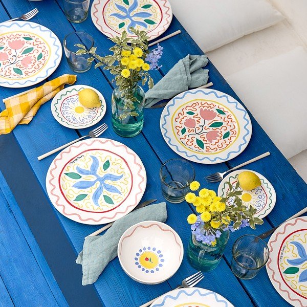 Kőedény tányér ø 27 cm Summer Bliss – Costa Nova-image-2