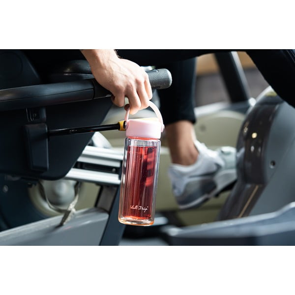 Rózsaszín üveg ivópalack 350 ml Fuori – Vialli Design-image-3
