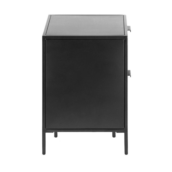 Fekete acél éjjeliszekrény Shantay – Kave Home-image-3