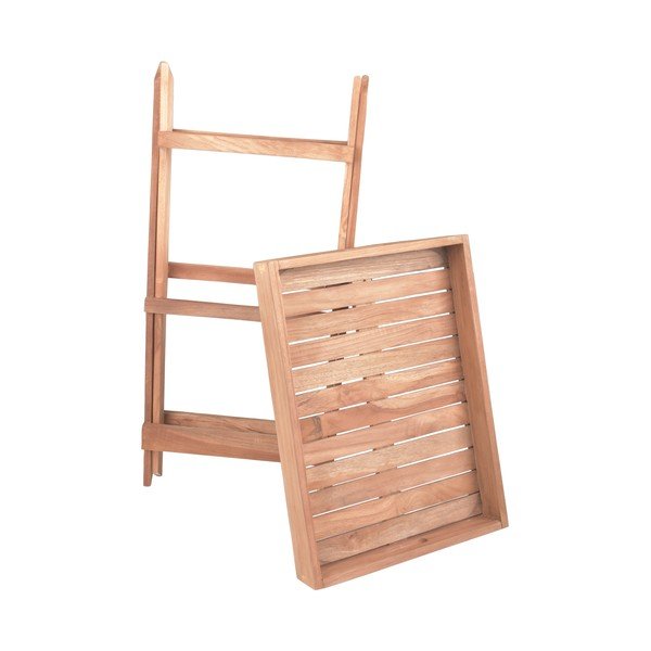 Teakfa kerti tárolóasztal 29x39 cm Bacan – Garden Pleasure-image-3