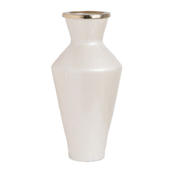 Fehér üveg magas váza (magasság 57 cm) Linea – Ixia