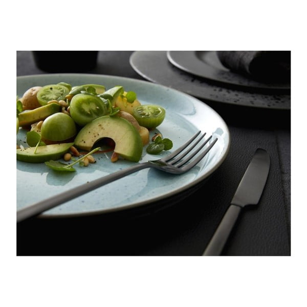 Világosszürke kőedény tányér ø 27 cm Grey/Light Blue – Bitz-image-1