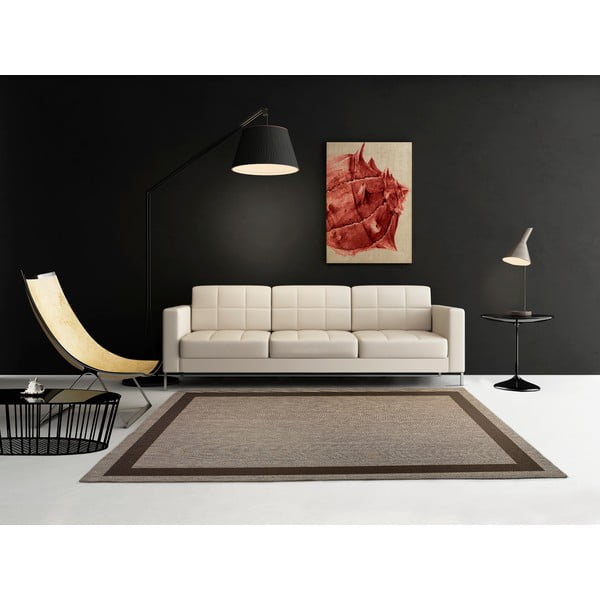 Technic barna-bézs kültéri szőnyeg, 100 x 150 cm - Universal-image-1