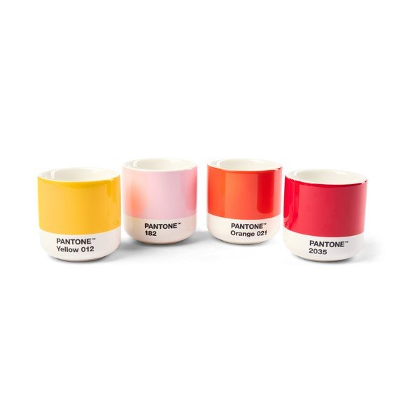 Porcelán eszpresszó csésze szett 4 db-os 100 ml Macchiato – Pantone