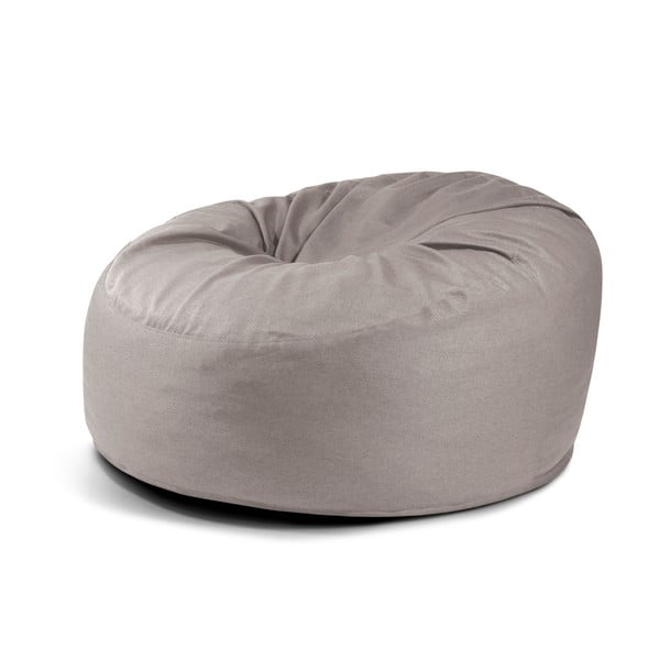 Szürkésbézs babzsákfotel Om 135 – SLOWDOWN