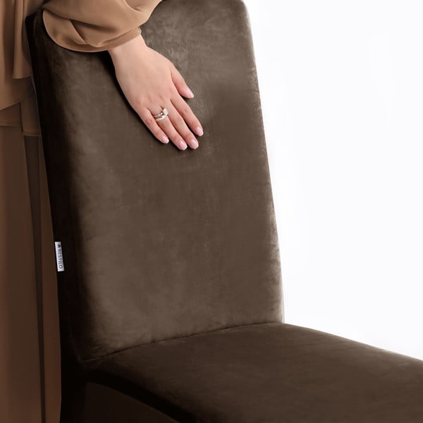 Barna gumis szék huzat 48 cm Sento – Restilo-image-4