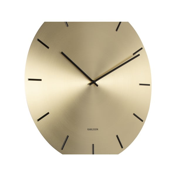 Impressive aranyszínű ingás falióra, ø 47 cm - Karlsson-image-3
