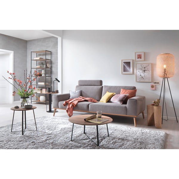 Fekete LED dimmelhető asztali lámpa (magasság 48 cm) Stina – Fischer & Honsel-image-3