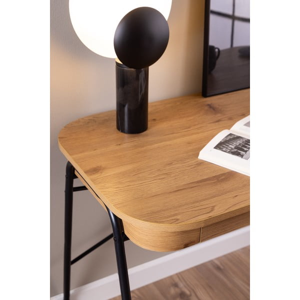 Íróasztal tölgyfa dekoros asztallappal 60x120 cm Blueton – Actona-image-2