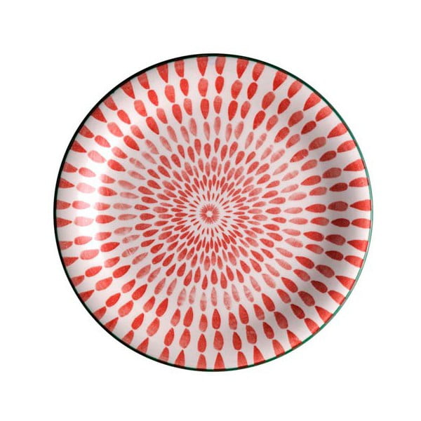 Ginger piros tányér, ⌀ 19,5 cm - Brandani