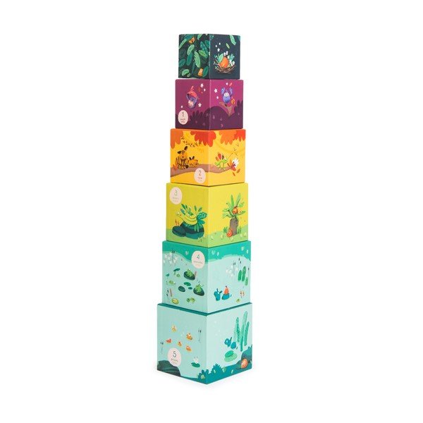 Építőtorony Dans la Jungle - Moulin Roty-image-3