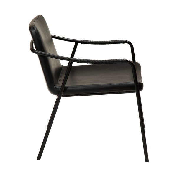 Boto fekete bőrutánzat fotel - DAN-FORM Denmark-image-3