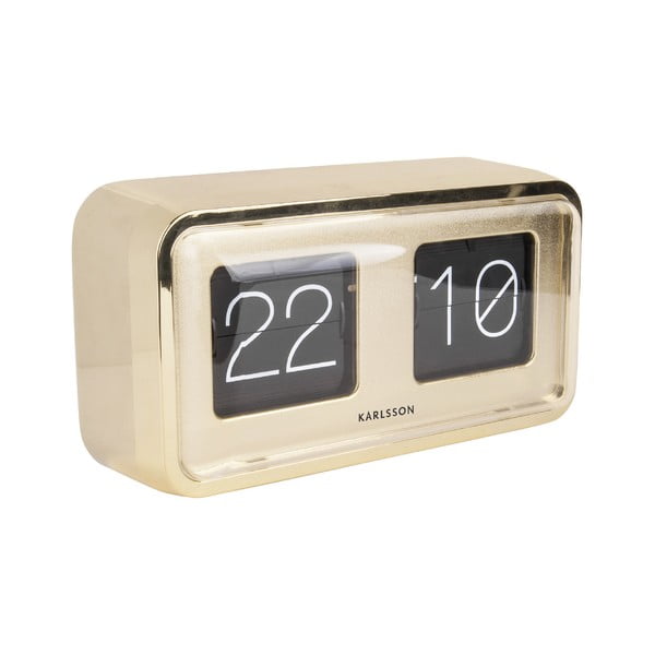 Bold Flip aranyozott asztali óra - Karlsson-image-2