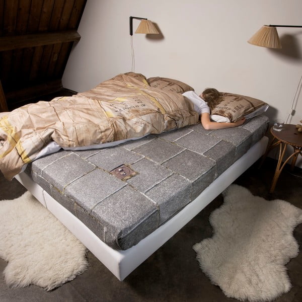 Le-Clochard egyszemélyes pamut ágyneműhuzat, 140 x 200 cm - Snurk-image-1