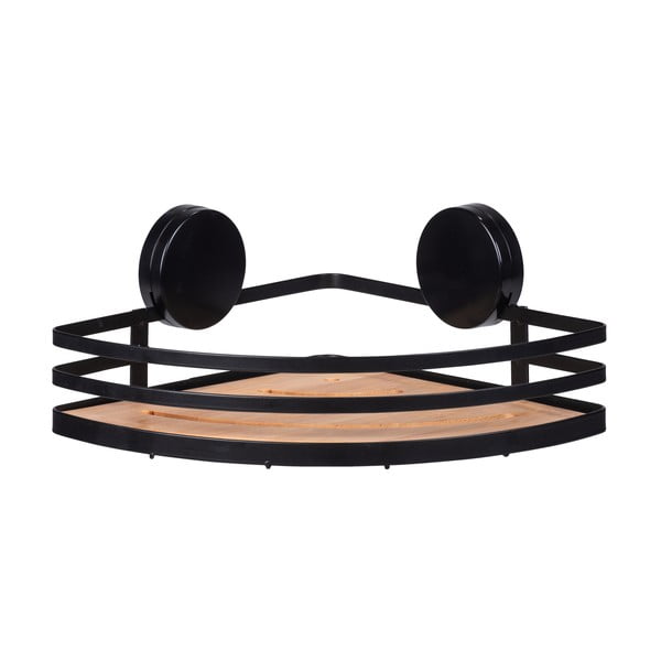 Alba fekete fürdőszobai sarokpolc - Wenko-image-2