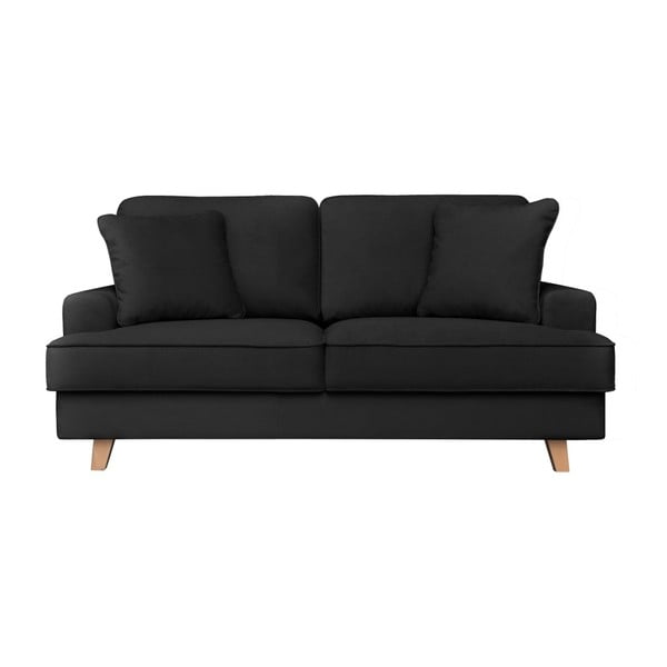 Madrid fekete 2 személyes kanapé - Cosmopolitan design