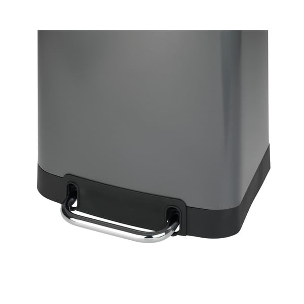 Pedálos rozsdamentes szemetes, 30 l - Wenko-image-4
